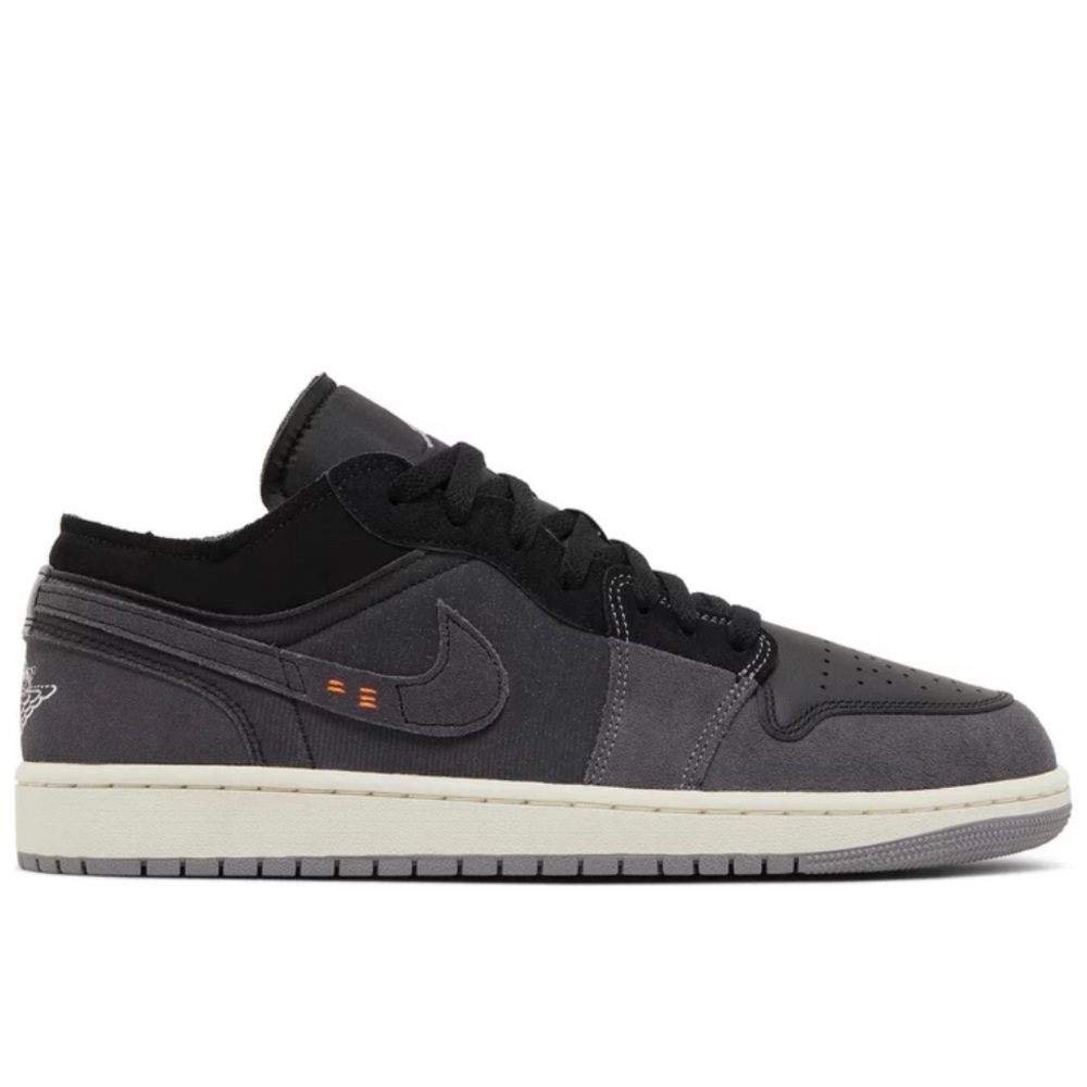 2022 Men Air Jordan 1 Low SE Craft 'Inside Out - Black' Size 10